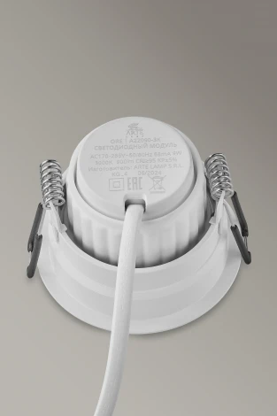 Точечный встраиваемый светильник Arte Lamp Ducre A8095PL-1WH (220V, круглые)