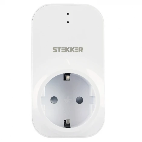 Реле напряжения для розетки VP-100W-3M 230В 16A белый Stekker 50687