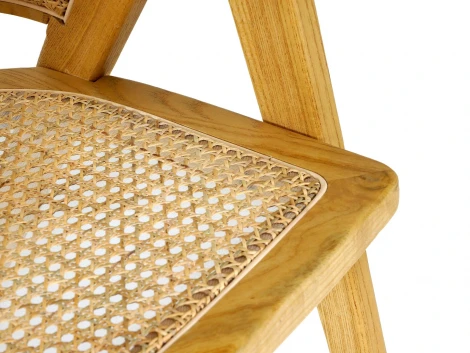Комплект стульев Teve 2 шт. ОГОГО Обстановочка! 966319 (Массив,Дерево,Ротанг/Бежевый)