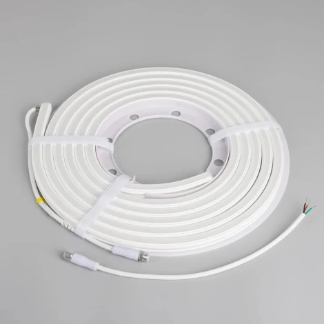 Светодиодная лента герметичная SPI WAVE-SIDE-DOUBLE-BM168-16x15mm 24V RGBW-Day (15 W/m, IP67, 5m, wire x1) (Arlight, Вывод боковой) 059738