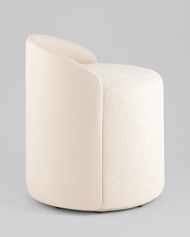 Пуф Тея спинка иск.кожа, сиденье шенилл бежевый Stool Group УТ000042300