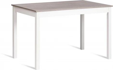 Обеденный комплект Хадсон (стол + 4 стула)/ Hudson Dining Set (mod.0104) (МДФ /Белый,Серый)