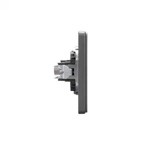 Розетка TV с/у титан Kranz Round KR-78-0723-2