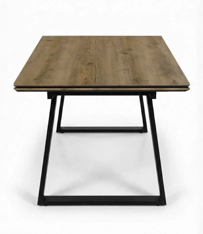 Стол DikLine DZ160 дуб галифакс/черный (2 уп.) 00-00083505