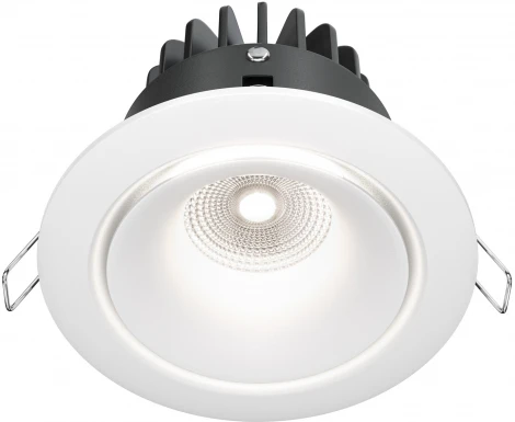 Встраиваемый светильник Yin 4000K 1x12Вт 60° LED Maytoni Technical DL031-L12W4K-W (220V, круглые)