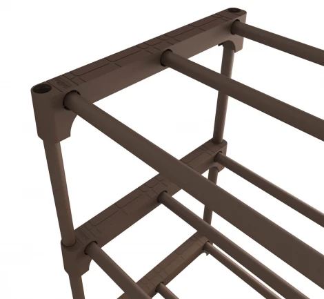 Полка для обуви Sheffilton SHT-SR6-P коричневый 5223362201