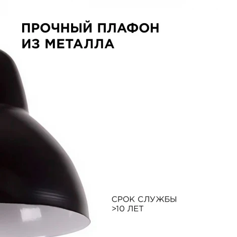 Подвесной светильник 2хЕ14 мах 40Вт металл черный (2019/2) Apeyron 16-67