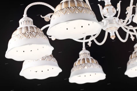 Потолочная люстра Arte Lamp Chiesa A2814PL-8WG