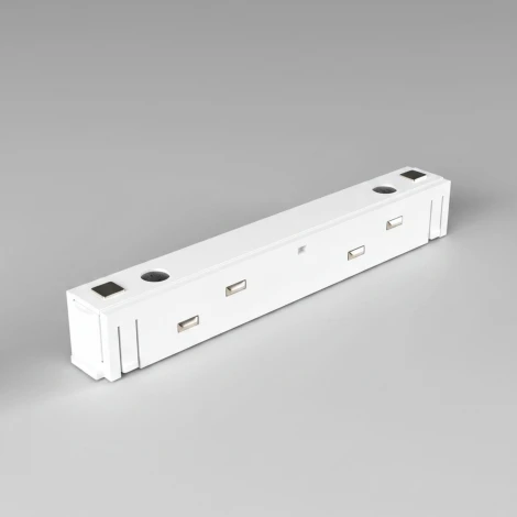 Прямой коннектор (белый) Elektrostandard Slim Magnetic 95135/00