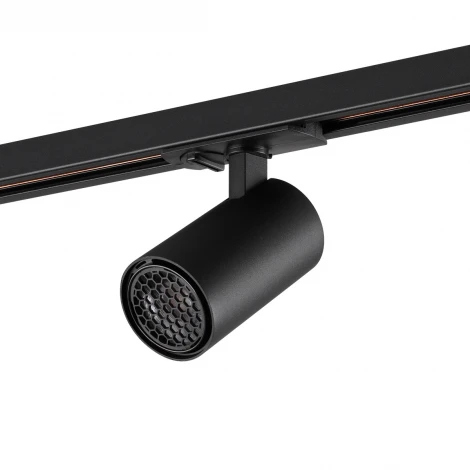 Трековый светильник однофазный светодиодный Novotech Selene 359913 черный трехжильный LED 15W 220V 3000К
