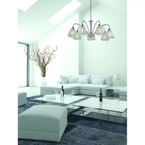 Подвесная люстра Arte Lamp Adamello A9466LM-7CC