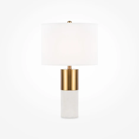 Интерьерная настольная лампа Maytoni Bianco Z030TL-01BS (220V, выключатель, круглые)