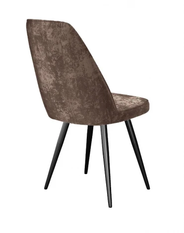 Стул DikLine 327 поворотный M05 шоколад, ножки черные 00-00083745