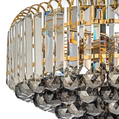 Подвесная люстра Arti Lampadari Ovada Ovada E 1.5.50.101 G (220V, хрусталь)