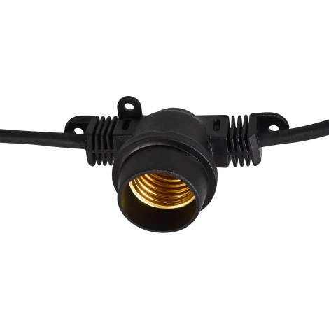 Гирлянда Uniel UDL-K111 80/E27/20M IP65 BLACK BELT-LIGHT