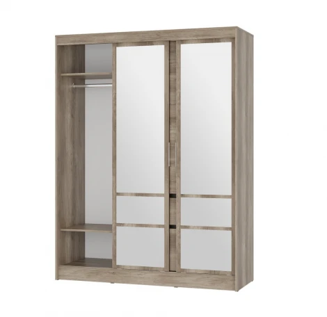 Шкаф БТС-купе ШКК-06 Энигма дуб каньон/венге