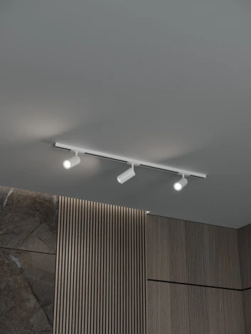 Трековая система в сборе накладная однофазная 220V Hesby Lighting Skylite №3 HSBL_kompl_S003_NI1W4K