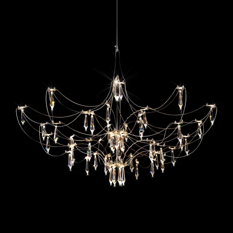 Подвесная люстра светодиодная Loft It Mira 10589/900 Silver Asfour