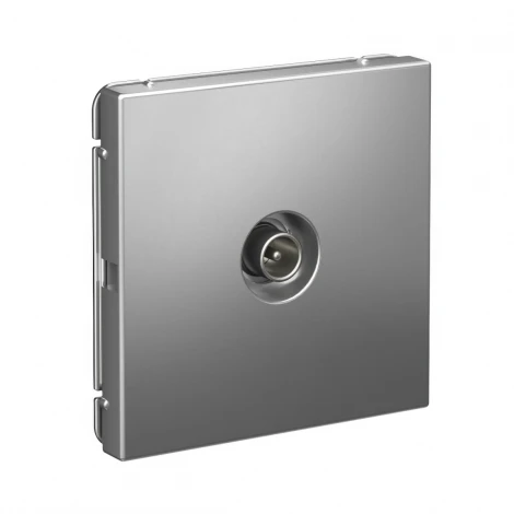 ТВ-розетка оконечная (сталь) Systeme Electric GAL000991