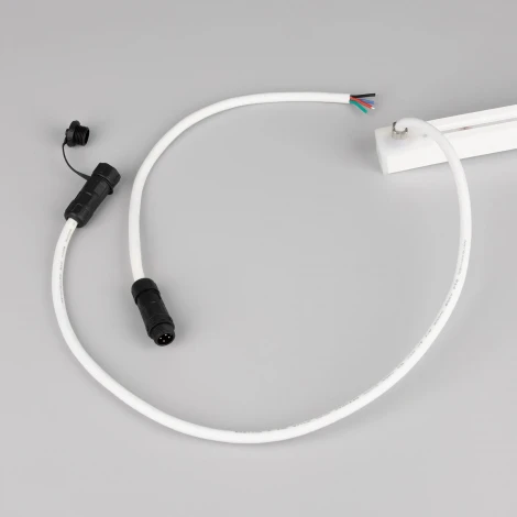 Светодиодная лента герметичная MOONLIGHT-PRO-SIDE-X360-20x20mm 24V RGB (12 W/m, IP67, 10m, wire x2) (Arlight, Вывод боковой) 054983