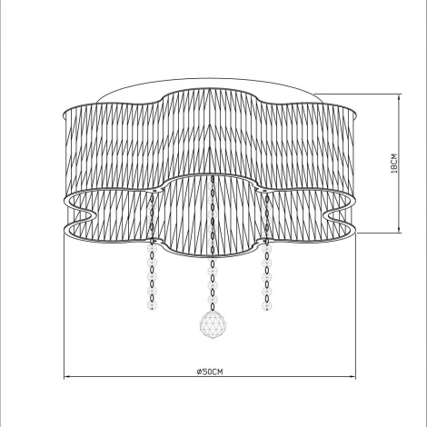 Потолочный светильник Arte Lamp Diletto A8565PL-4CL