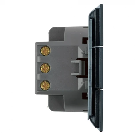 Выключатель 3-клавишный (механизм) 250В 10А RSW10-3108-05 черный бархат Stekker Мия 50444