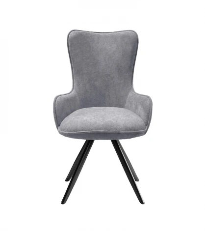 Стул DikLine 333 поворотный TW09 светло-серый, ножки черные 00-00084730