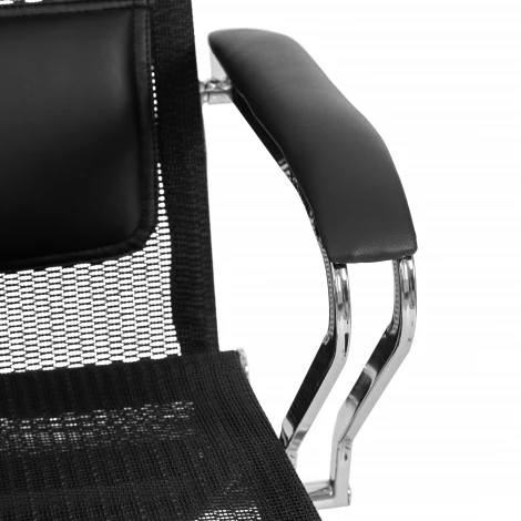 Кресло Nordic/Нордик сетка/кож.зам, черный Tetchair 25661