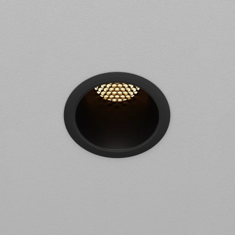 Встраиваемый светильник Maytoni Dip DL116-10W-2.7K-B (LED, 220V, круглые)
