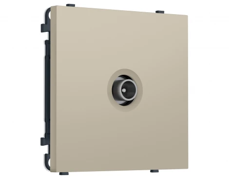Комплект механизма ТВ-розетки проходной (Кашемир) Ambrella Volt QUANT PRO MS353030