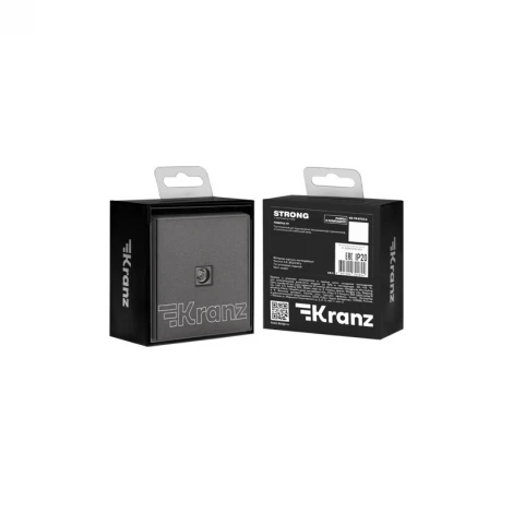 Розетка TV с/у графит Kranz Strong KR-78-0723-6