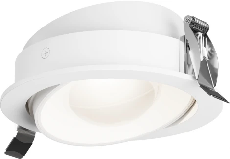 Встраиваемый светильник Maytoni Lens DL105-12W3K-W