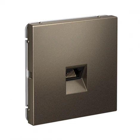Розетка Ethernet RJ-45 (мокко) Systeme Electric GAL000686