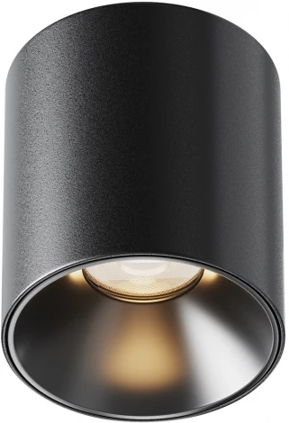 Накладной потолочный светильник Maytoni Alfa LED C064CL-5W3K-RD-B (220V, круглые)