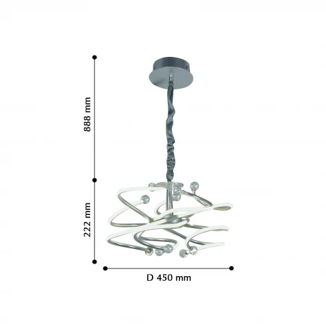 Подвесная люстра Favourite Verwirrt 2385-10P