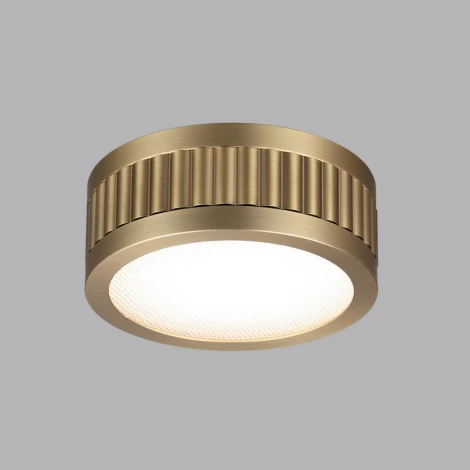 Потолочный светильник Odeon Light Manchester 7013/7CL металл/латунь 7W 3000K 220V (LED, круглые)