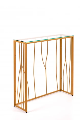 Консольный стол AllConsoles 1024-CG clear золотой