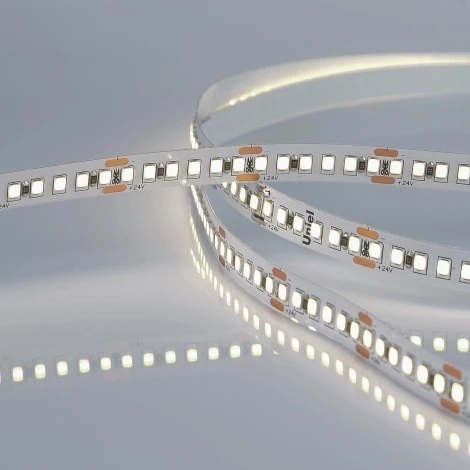 Светодиодная лента Uniel ULS-2835-180LED/m-10mm-IP20-DC24V-17W/m-5M-4000K катушка в герметичной упаковке