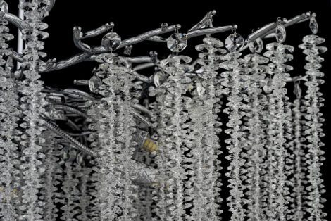Потолочная люстра хрустальная на штанге Dio D`arte Tavenna Nickel Tavenna H 1.3.76.100 N (220V)