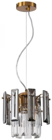Подвесной светильник Ton 2159/05/02P Stilfort (220V, хрусталь, на тросе, круглые)