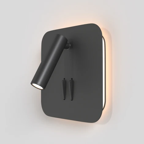 Настенный светильник (бра) Ios 176 3000К 9Вт IP 20 LED Maytoni Technical C175-WL-01-6W-B (220V, выключатель)