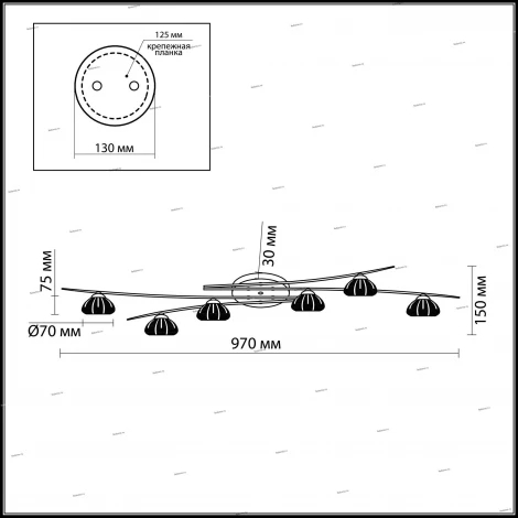 Спот Odeon Light Kinston 2465/6C