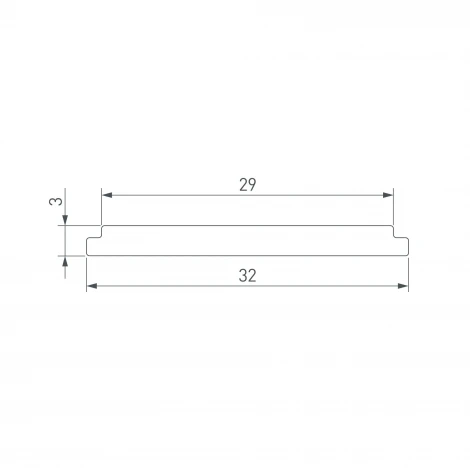 Экран LINE-3560-BENT-SIDE-2M OPAL (Arlight,) 062982