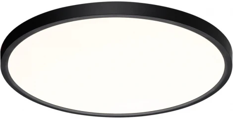Настенно-потолочный Sonex Alfa Black 7660/40L MITRA пластик/белый/черный LED 40Вт 3000/4000K D495 IP20 (220V, круглые)