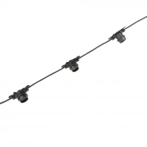 Гирлянда Uniel UDL-K110 40/E27/10M IP65 BLACK BELT-LIGHT