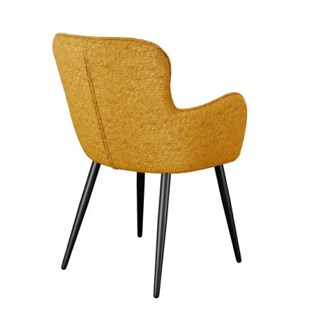 Стул DikLine 503 поворотный NS Gold горчица, ножки черные 00-00084774