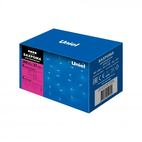 Гирлянда Uniel ULD-B3010-200/DTA WHITE IP20