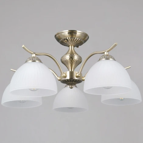 Потолочная люстра на штанге ILLUMICO IL0896-5CSQ-26 AB ELITE