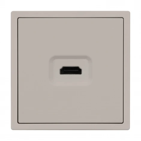 Механизм HDMI розетки SCT-NOBE-MHD1-SFPL-CA (Arlight, Кашемир) 061842