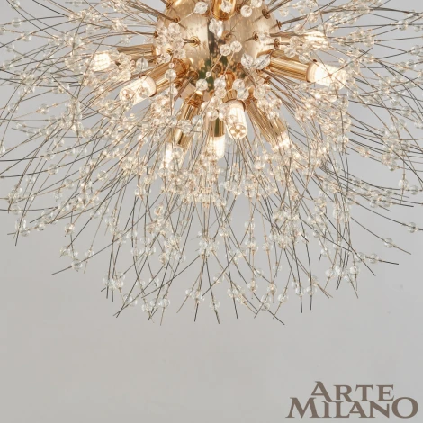 Подвесной светильник Arte Milano 74398.D500.H550.G9.12 G в форме шара